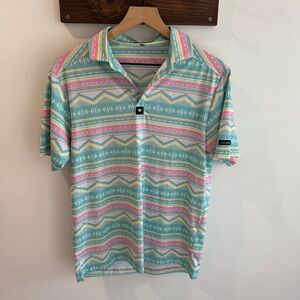 Bad Birdie Salty Savage Polo Shirt Small